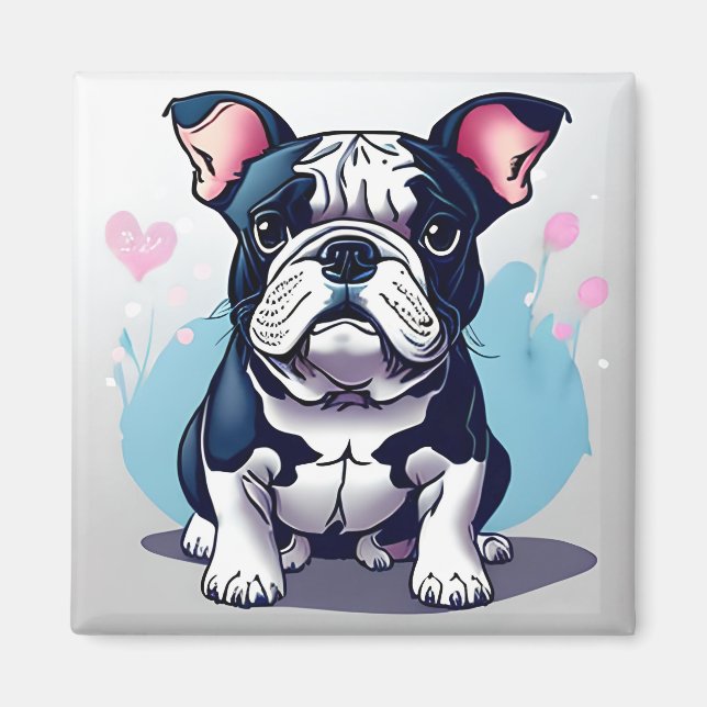 Bulldog Bliss Magnet (Vorne)