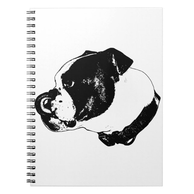 Bulldog Bold Line Notizen Notizblock (Vorderseite)