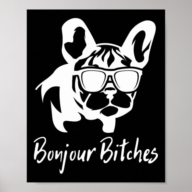 Bulldog Bonjour Es Poster (Vorne)