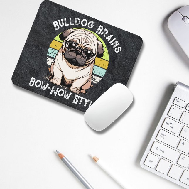 Bulldog Brains Mousepad (Von Creator hochgeladen)