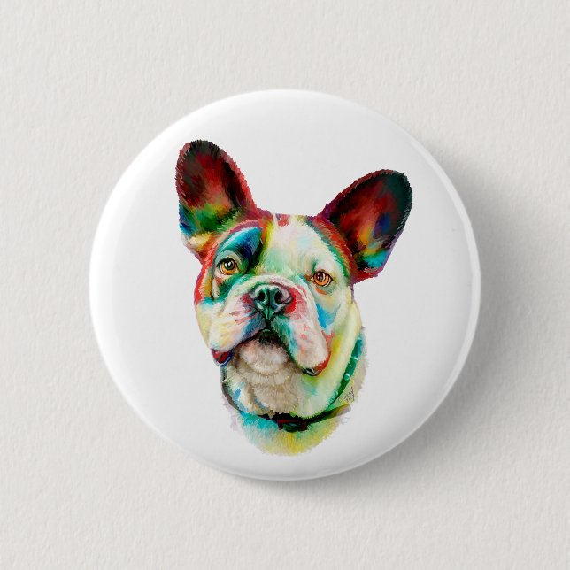 Bulldog Bright Bust Button (Vorderseite)