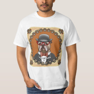 Bulldog-Brille T-Shirt