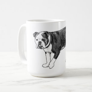 Bulldog-Brunch, Manga-Punkt-Tasse Kaffeetasse