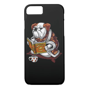 Bulldog-Buch Reading Hund Funny Pater Case-Mate iPhone Hülle