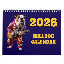 Bulldog Calendar Kalender