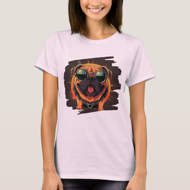 Bulldog Chic T-Shirt (Vorderseite)