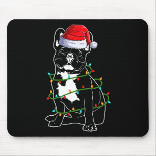 Bulldog Christmas Mousepad