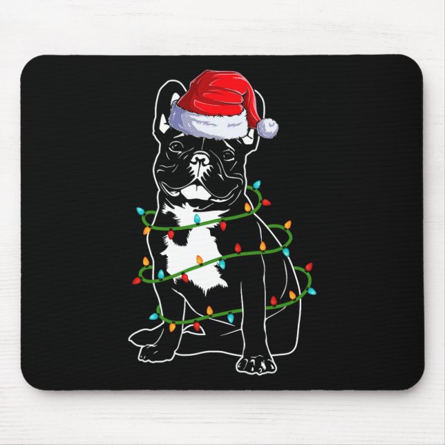 Bulldog Christmas Mousepad (Vorne)