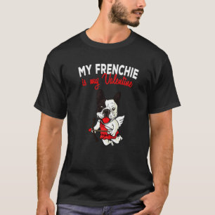 Bulldog Cupid Dog Valentinstag T-Shirt