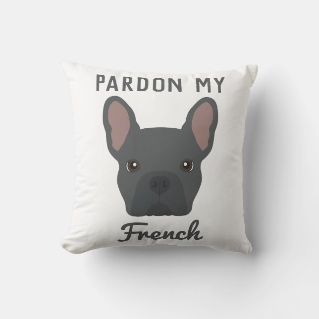 Bulldog Cushion Kissen (Vorderseite)