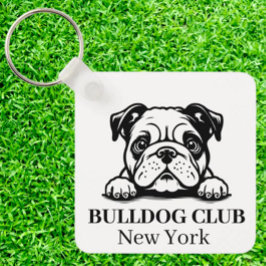 Bulldog Custom Club Thema Schlüsselanhänger