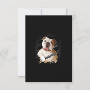 Bulldog Dankeskarte