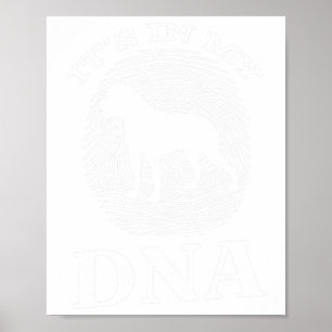 Bulldog-DNA I Fingerabdruck American Bulldog  Poster