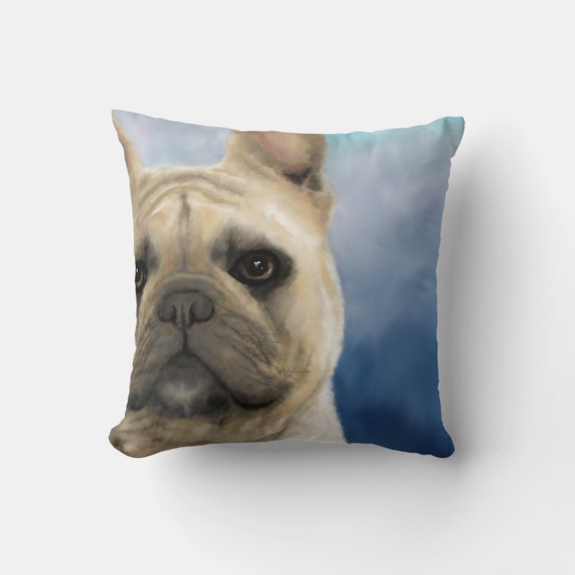 Bulldog Dog 158 Kissen (Vorderseite)