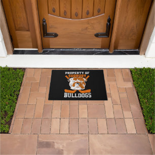 Bulldog Eigentum der Sudbury Bulldogs Pet-Hund Fußmatte