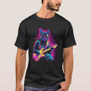 Bulldog Electric Gitarre Rock Music T-Shirt