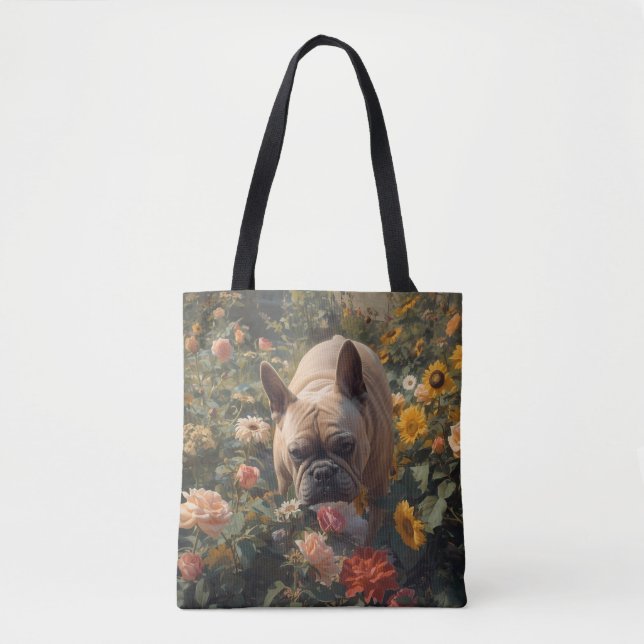 Bulldog Elegante Schultertasche Tasche (Vorderseite)