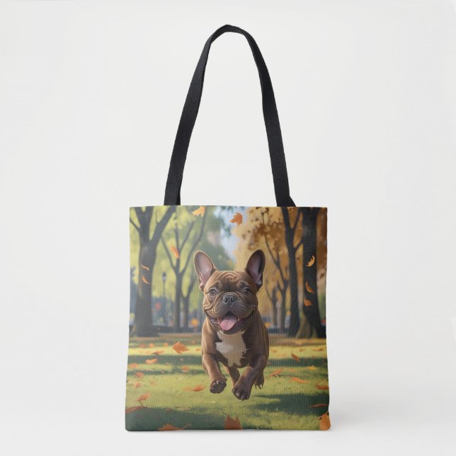 Bulldog Elegante Schultertasche Tasche (Vorderseite)