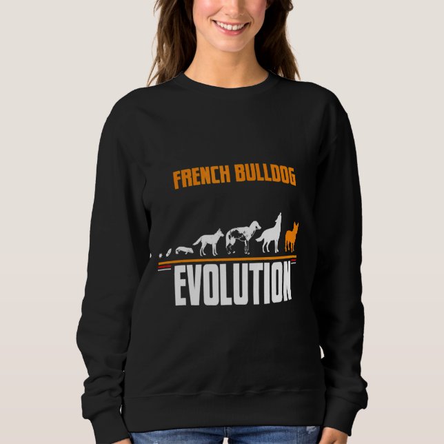 Bulldog-Evolution Sweatshirt (Vorderseite)