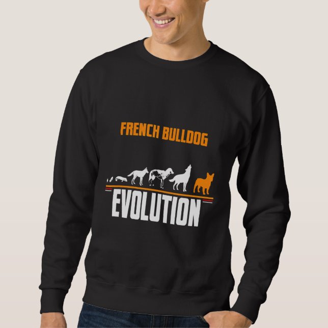 Bulldog-Evolution Sweatshirt (Vorderseite)