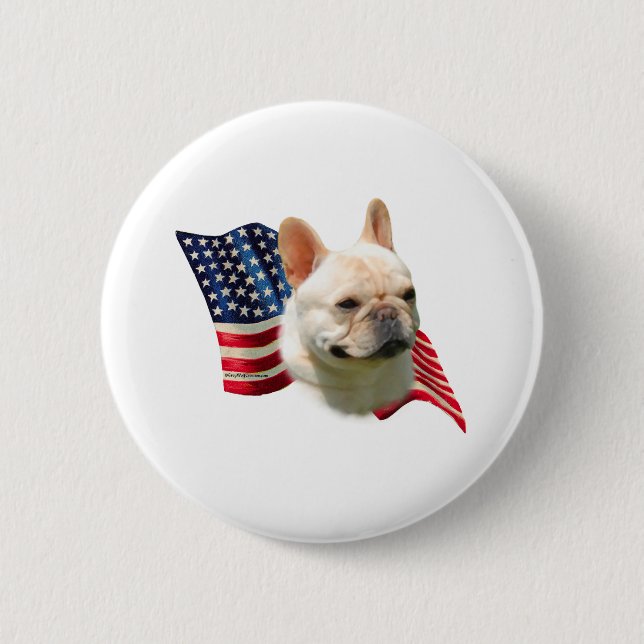 Bulldog-Fahne Button (Vorderseite)