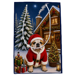 Bulldog-Feiertag  Mittlere Geschenktüte
