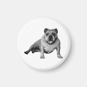 Bulldog-Feiertags-Kühlschrankmagnet Magnet