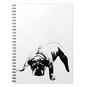 Bulldog-Focus-Seiten Notizblock