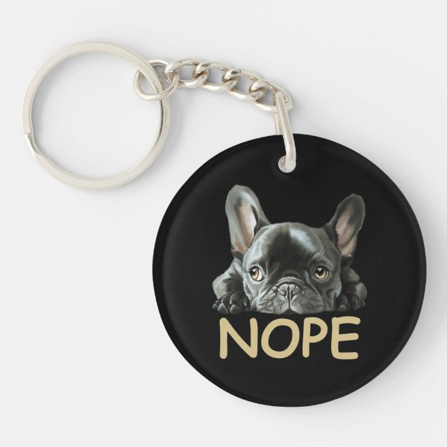 Bulldog français| Cadeaux Frenchie Nope (Devant)