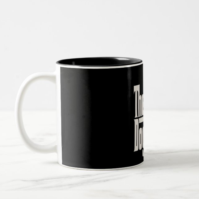 Bulldog| Franziskanerin Das Hundevater Zweifarbige Tasse (Links)
