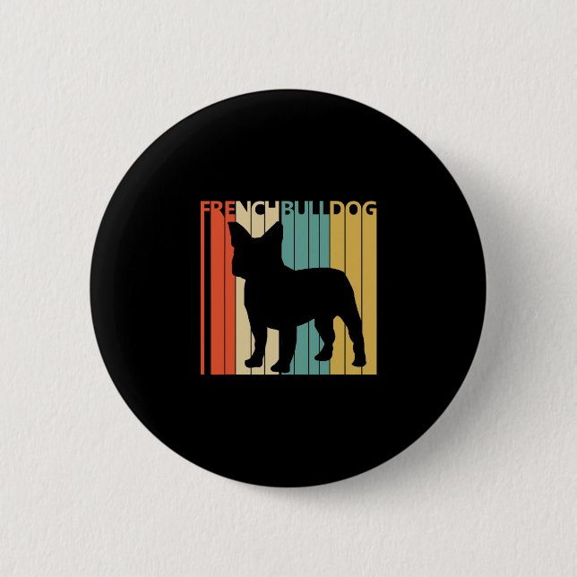 Bulldog Frenchie Button (Vorderseite)
