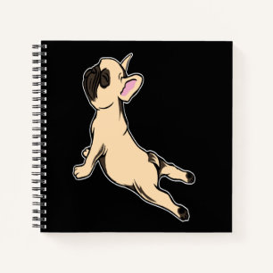 Bulldog  Frenchie Lovely Yoga Niedlich Dog Gift Notizbuch