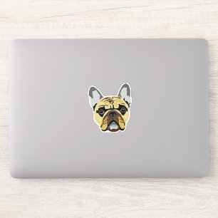 Bulldog Frenchie Notebook-Sticker Aufkleber