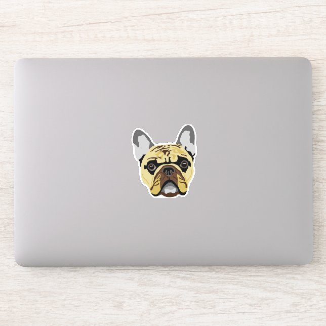 Bulldog Frenchie Notebook-Sticker Aufkleber (Computer)