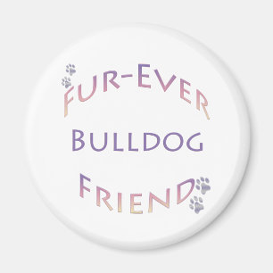 Bulldog Furever Magnet