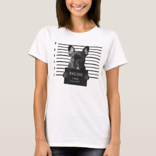 Bulldog-Gefängnis T-Shirt Bad Dog Gefängnisstraf