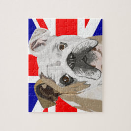Bulldog gegen Union Jack Flag 110 Stück