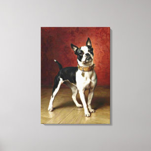 Bulldog - Gemälde von Carl Reichert Leinwanddruck