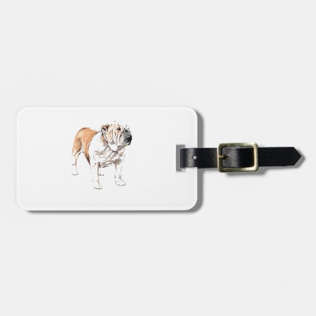 Bulldog Gepäckanhänger (Vorderseite horizontal)