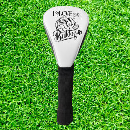 Bulldog-Geschenk Golf Headcover