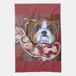 Bulldog Geschirrtuch