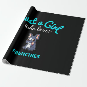 Bulldog Girls Französisch Bulldog Geschenk Geschenkpapier