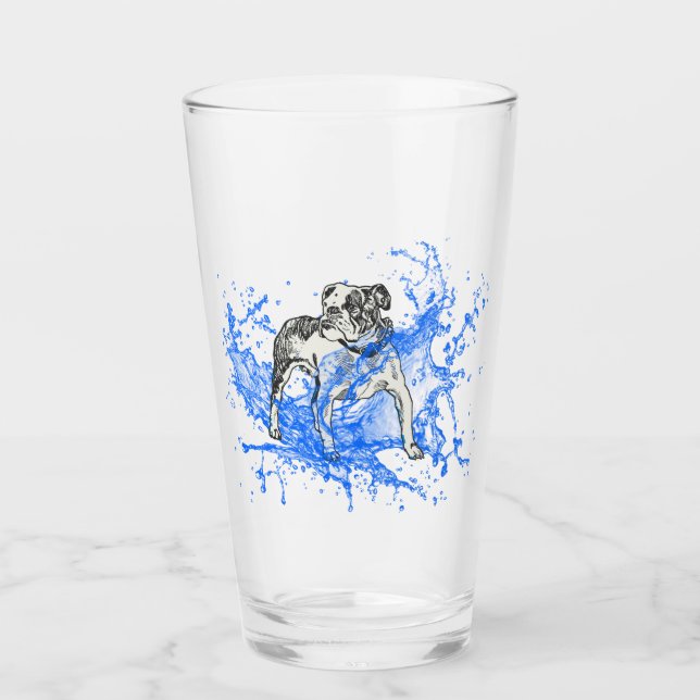 Bulldog  glas (Vorderseite)