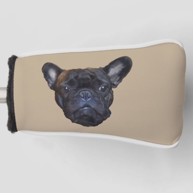 Bulldog Golf Headcover (Vorderseite)