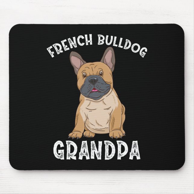 Bulldog Grandpa Mousepad (Vorne)