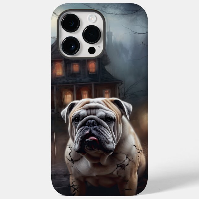 Bulldog Halloween Beängstigend Case-Mate iPhone 14 Pro Max Hülle (Rückseite)