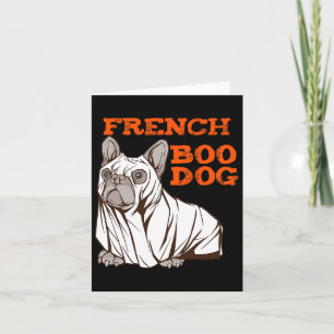 Bulldog Halloween Fun Halloween Kostüm Boo Dog Karte