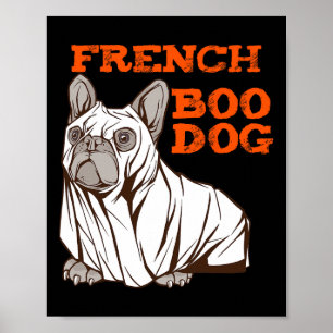 Bulldog Halloween Fun Halloween Kostüm Boo Dog Poster