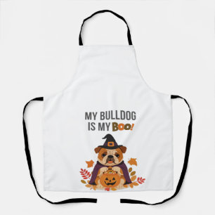 Bulldog Halloween Kostüm Mein Bulldog ist mein Bo Schürze