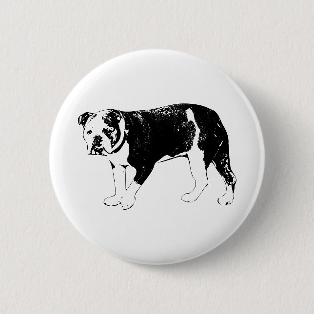 Bulldog-Haltung, einfacher Impact Button (Vorderseite)